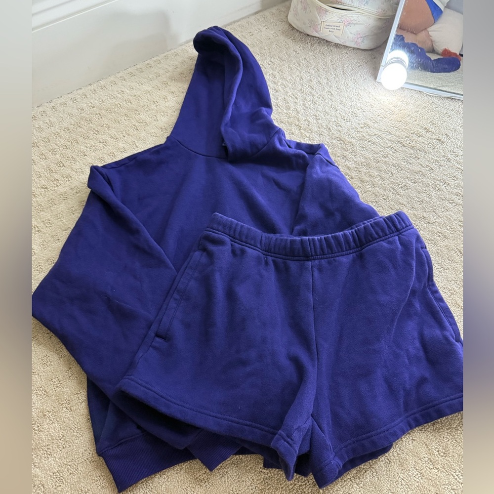 Skims Concord Grape sweat set